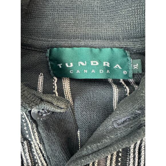 Vintage Tundra Sweater 80s 90s Coogi Black Tan Men's Size XL - Picture 8 of 8